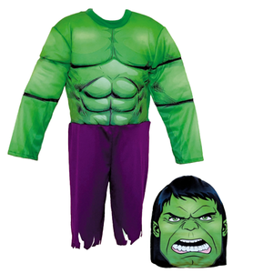 Disfraz Increible Hulk con Musculos